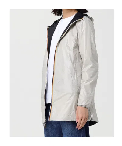 K-way K Way Sophie Plus Reversible Hooded Jacket In Multicolor