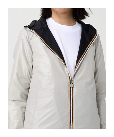 K-way K Way Sophie Plus Reversible Hooded Jacket In Multicolor