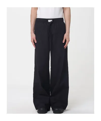 Entire Studios Drawstring Casual Pants In Black