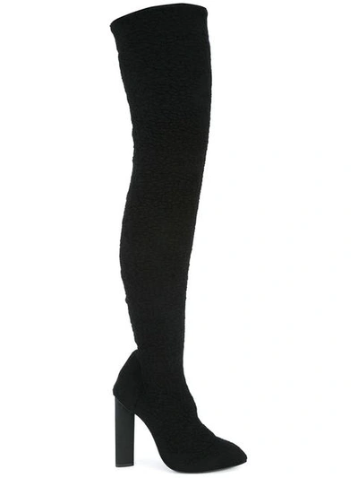 Shop Yeezy Thigh-length Boots