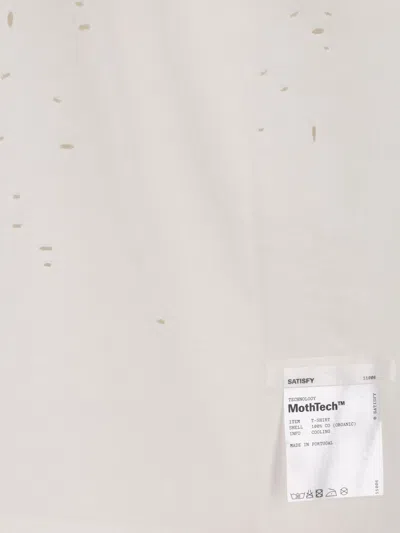 Satisfy T-shirt Mothtech In White