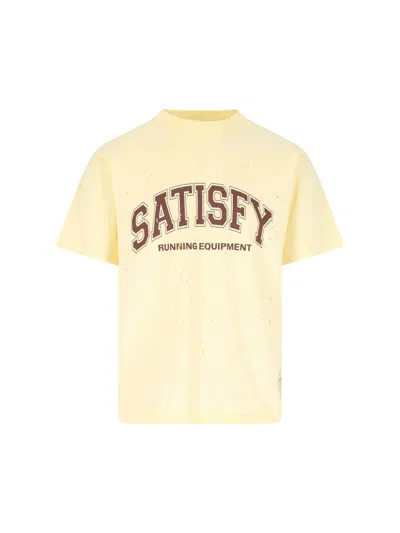 Satisfy T-shirt Mothtech In Yellow
