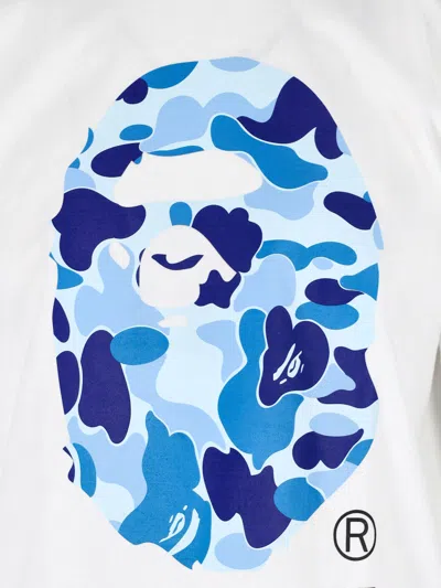 Bape T-shirt Abc Camo In White