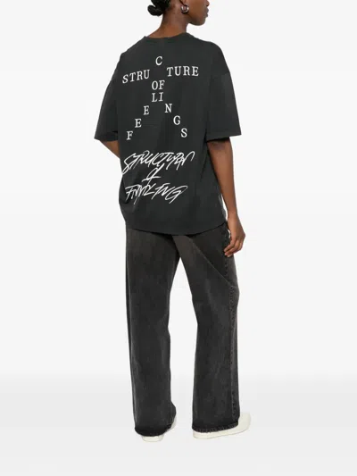 Etudes Studio Printed T-shirt In Black