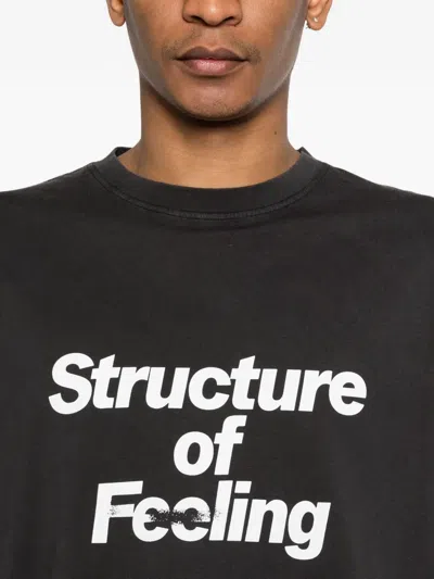 Etudes Studio Printed T-shirt In Black