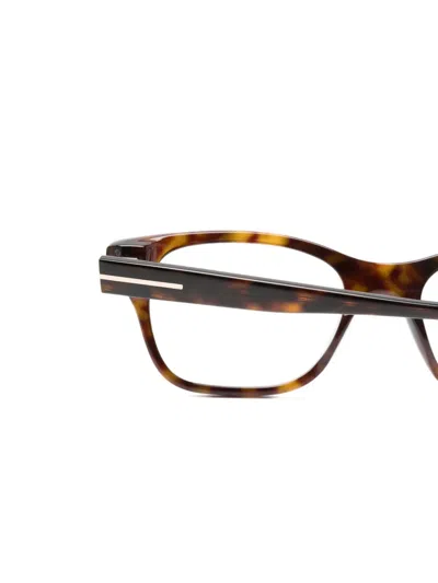Tom Ford Rectangle-frame Glasses In Green