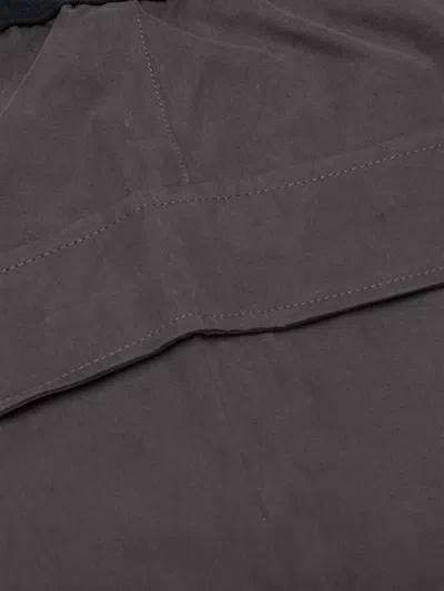 Essentials Grey Cargo Pants In Black