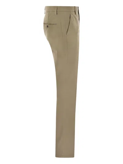Dondup Loop-belt Trousers In Brown