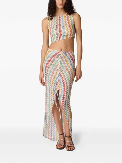 Missoni Zig-zag Top In Multi