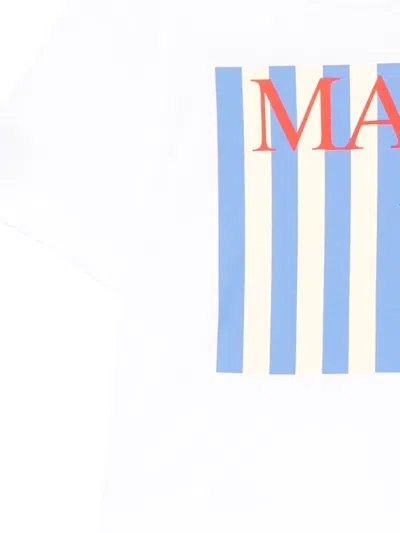 Max & Co Striped T-shirt In White