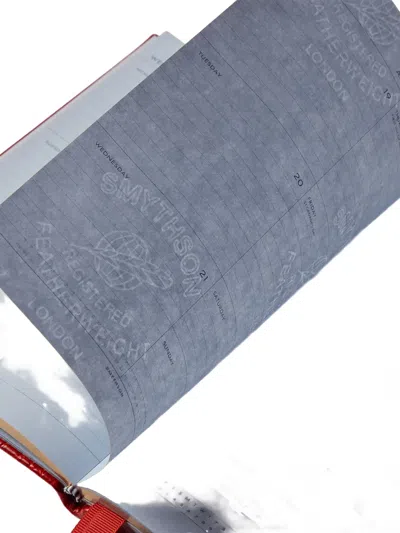 Smythson Mara Weekly Diary In Red