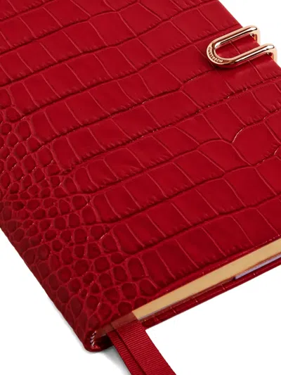 Smythson Mara Weekly Diary In Red