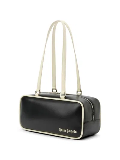 Palm Angels Logo Rectangular Shoulder Bag In Black