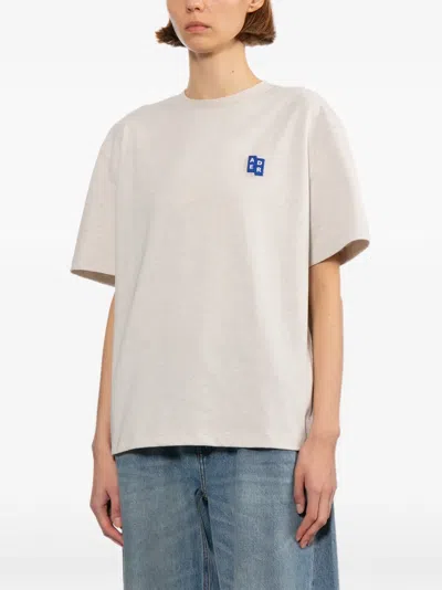 Ader Error Logo-embossed T-shirt In Neutral