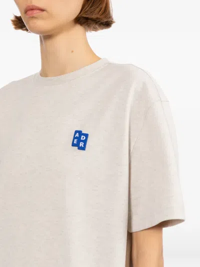 Ader Error Logo-embossed T-shirt In Neutral