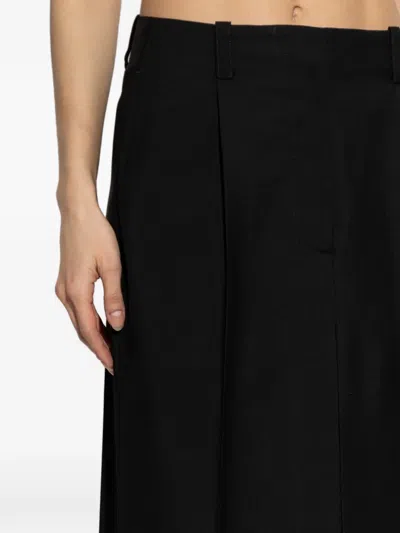 Givenchy Slit Skirt In Black