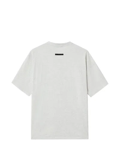Five Cm Button Graphic T-shirt In Gray