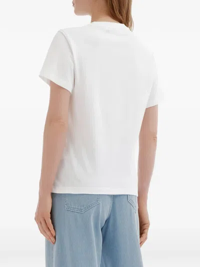 Chocoolate Pocket Heart T-shirt In White