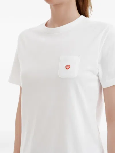 Chocoolate Pocket Heart T-shirt In White