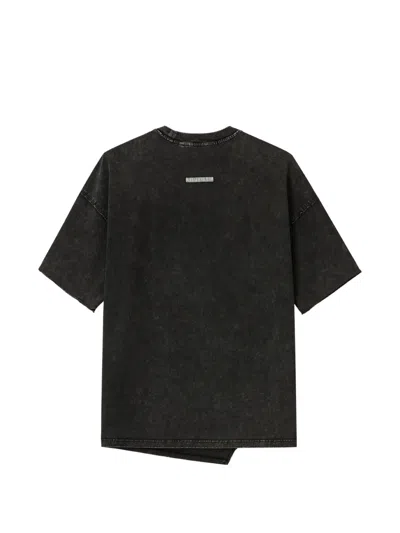 Five Cm Logo-embroidered T-shirt In Black