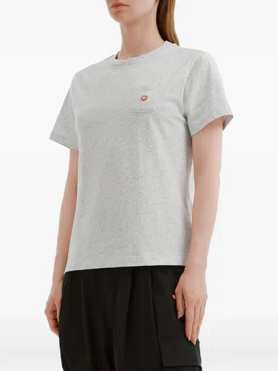 Chocoolate Logo-patch T-shirt In Gray