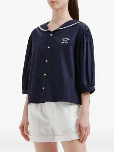 Chocoolate Buttoned Shirt In Blue