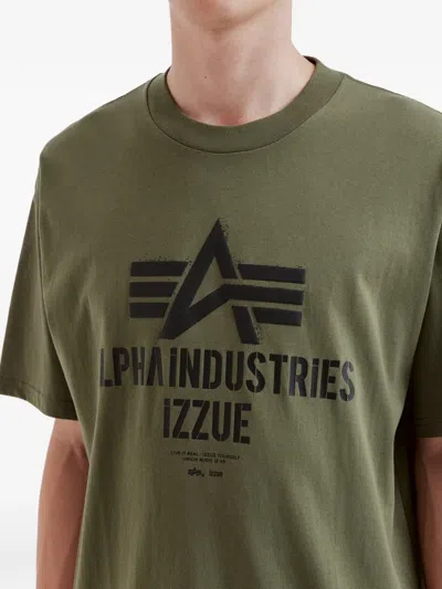 Izzue Logo T-shirt In Green