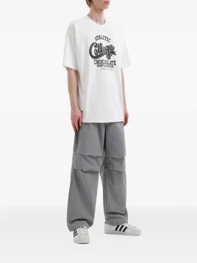 Chocoolate Graphic-print T-shirt In White