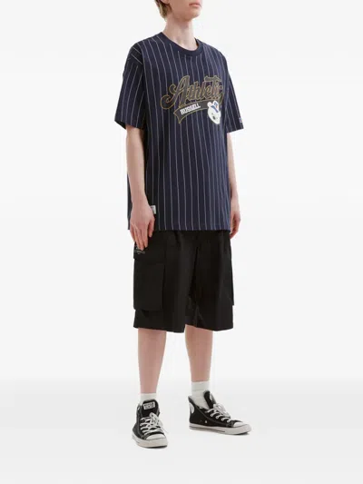 Chocoolate Cargo Label Shorts In Black