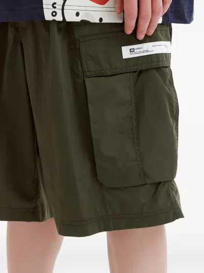 Chocoolate Cargo Drawstring Shorts In Green