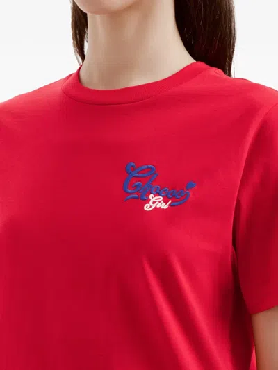 Chocoolate Graphic-print T-shirt In Red