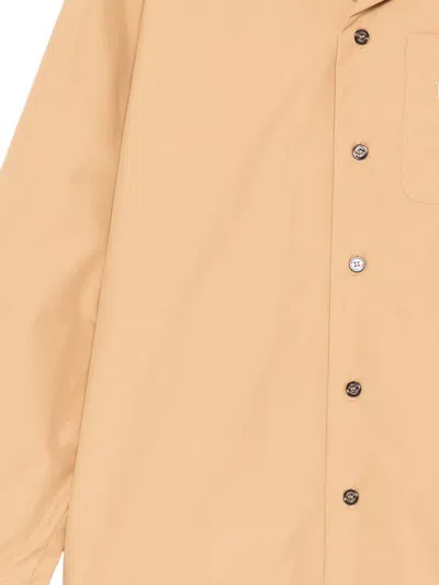 Balmain Logo-embroidered Jacket In Brown
