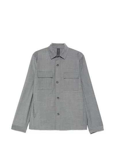Hōsio Flap-pocket Jacket In Gray