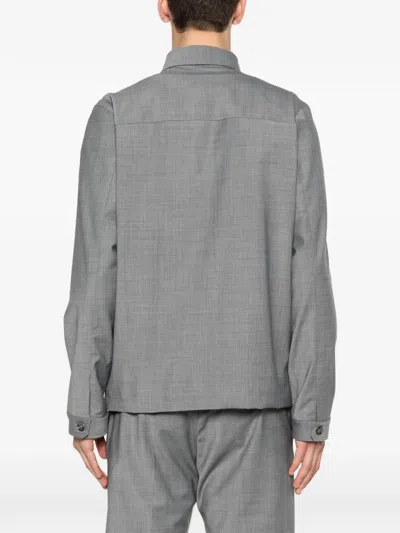 Hōsio Flap-pocket Jacket In Gray