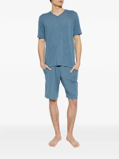 Hanro Casual Drawstring Shorts In Blue