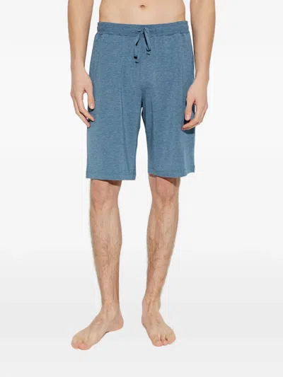 Hanro Casual Drawstring Shorts In Blue