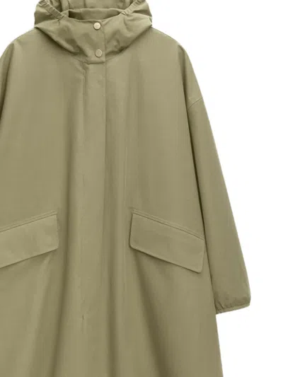 G-lab Nora Hooded Coat In Green