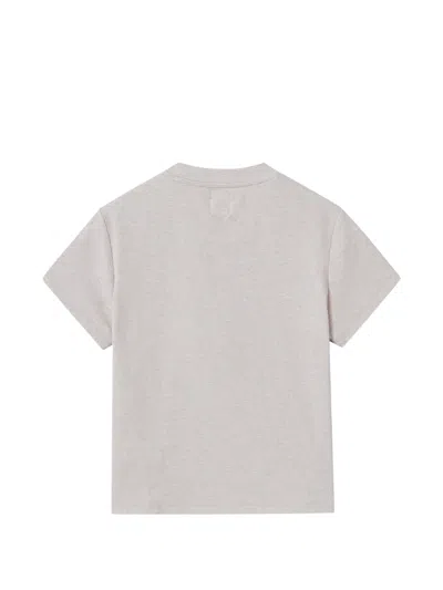 B+ab Bow-ribbed T-shirt In Gray