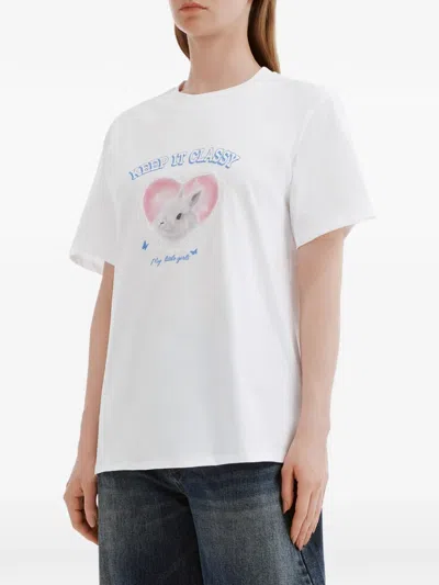 B+ab Graphic Print T-shirt In Neutral