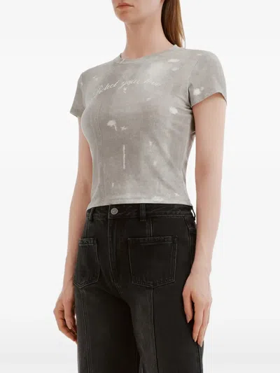 B+ab Printed T-shirt In Gray