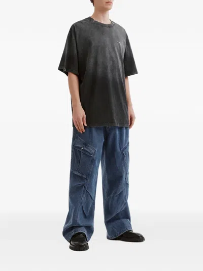 Musium Div. Stud-embellished T-shirt In Gray