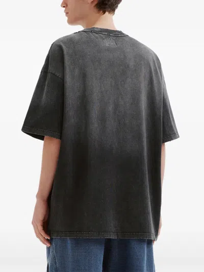Musium Div. Stud-embellished T-shirt In Gray