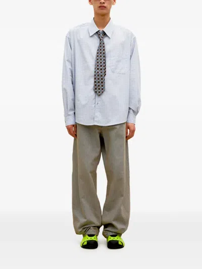 Coor Belt-loop Pocket Jeans In Gray