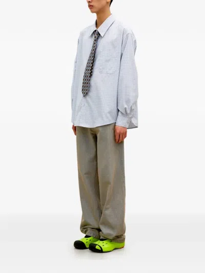 Coor Belt-loop Pocket Jeans In Gray