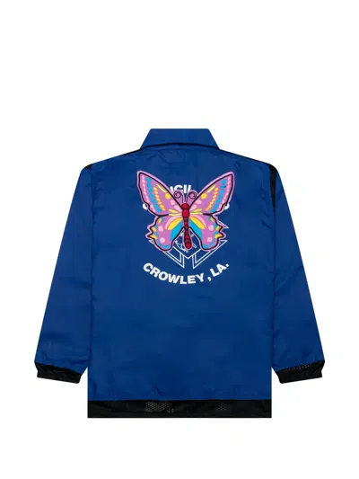 Needles Coach Jacket In Blue