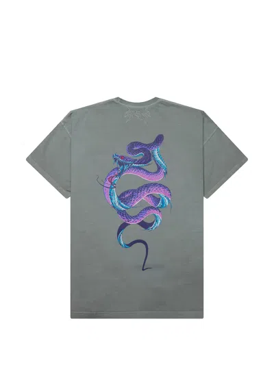 D-r-g-n Pit Viper T-shirt In Gray