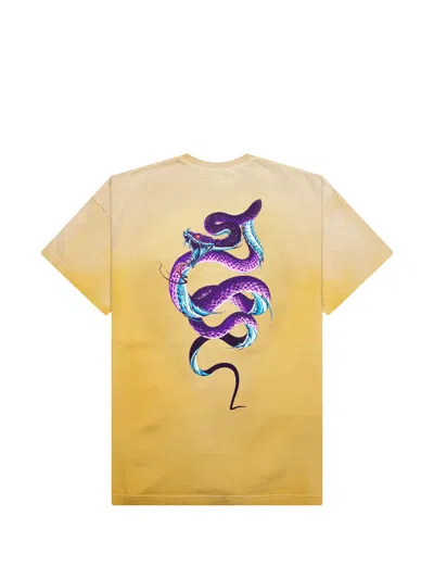 D-r-g-n Snake Pit-viper T-shirt In Brown