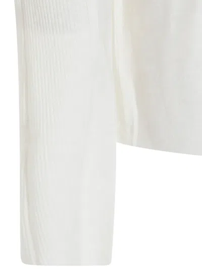 Thom Krom Ribbed T-shirt In White