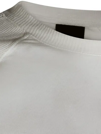 Thom Krom Ribbed T-shirt In White