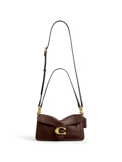 Coach Tabby Grain Leather Shoulder Bag In Brown